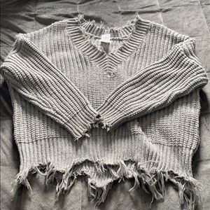 Distressed Sweater